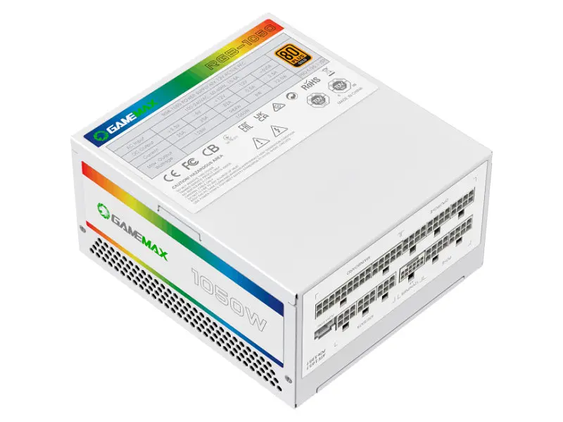Блок живлення Gamemax RGB-1050 Pro WH - фото 3