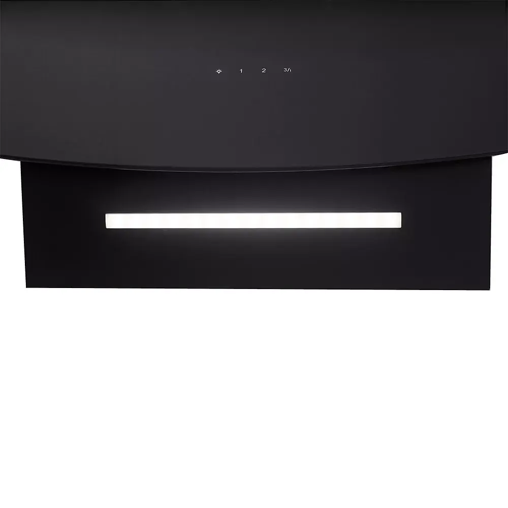 Вытяжка декоративная наклонная Perfelli DNS 67113 B 1100 BL LED Strip - фото 4