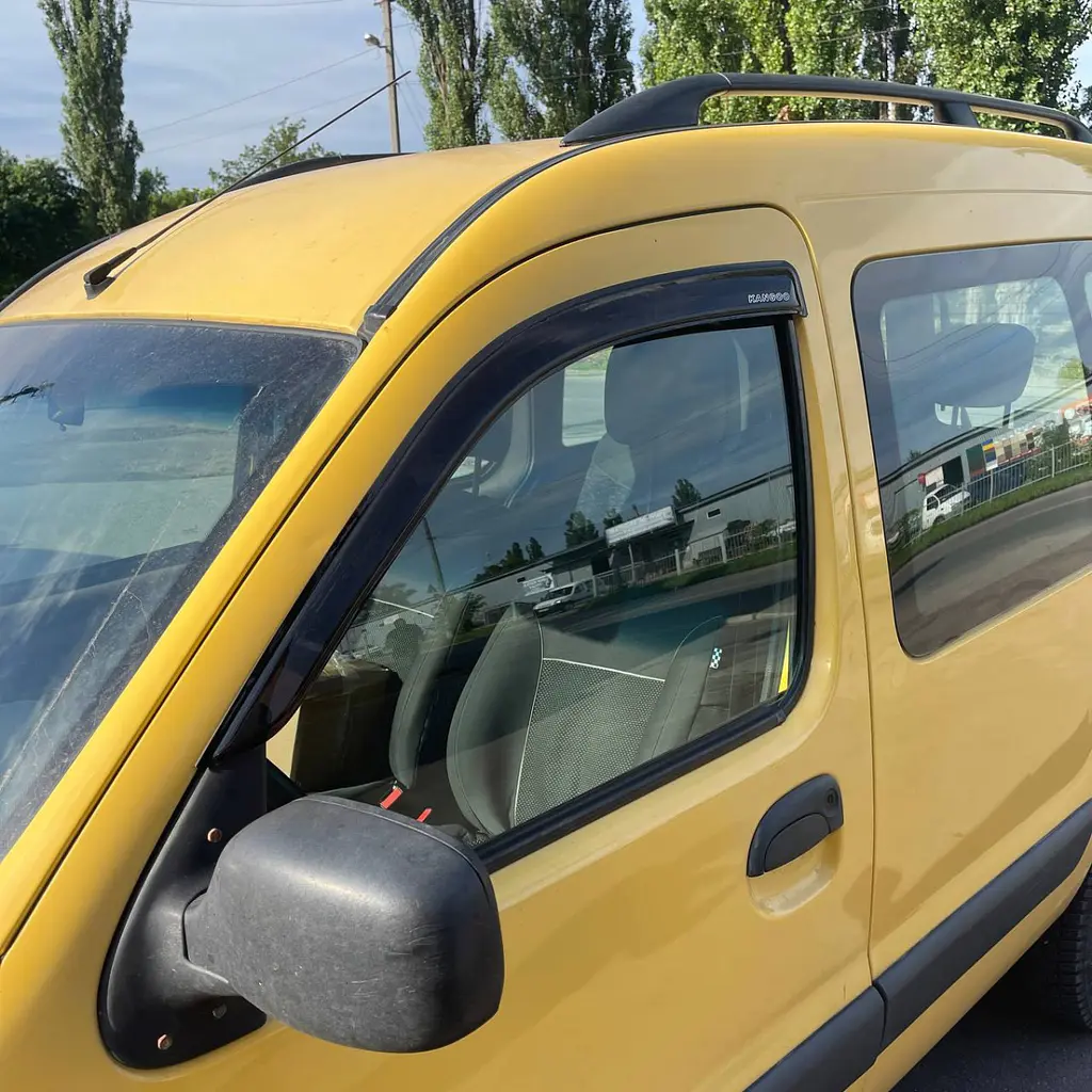 Дефлектори вікон вітровики Renault Kangoo 1997-2008 Скотч 3M Voron Glass (VR10498) - фото 3