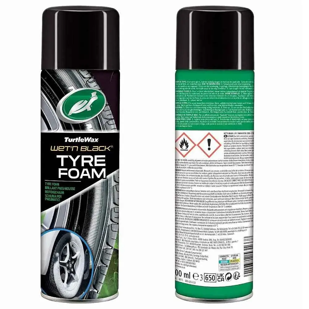Пінний очисник поліроль для шин Turtle Wax Hybrid Solutions 500 мл (53180)