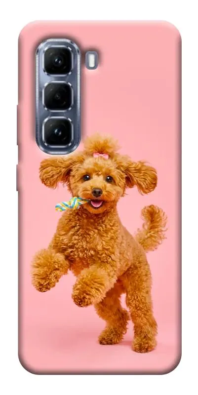 TPU чохол Demsky Happy poodle для Infinix Hot 50 Pro