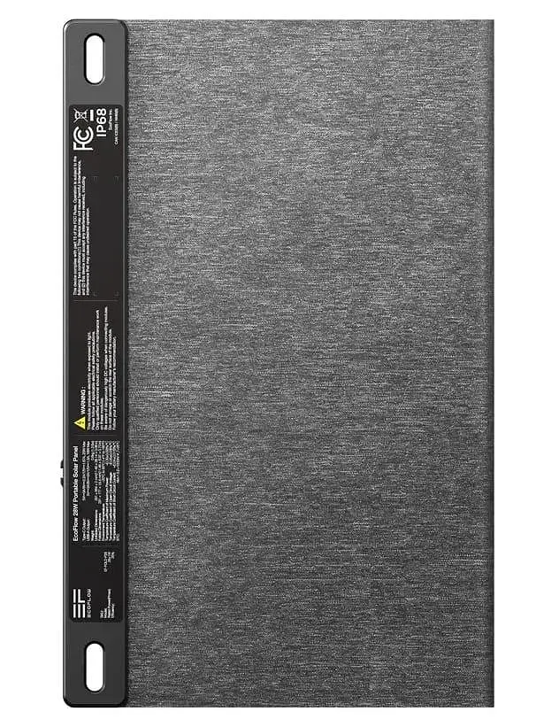 Сонячна панель EcoFlow 28W Solar Panel - Type-C 28 Вт / 5 В, 9 В, 12В, 18В (EFSOLAR28W-P-S-TY-4-EU) - фото 5