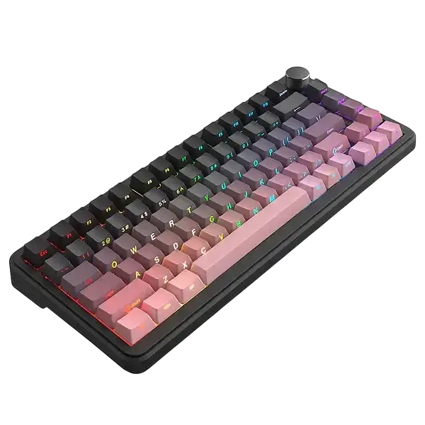 Клавиатура Ajazz AK820 Max Plus Gift Switch Side Printed Blackberry Pink - фото 3