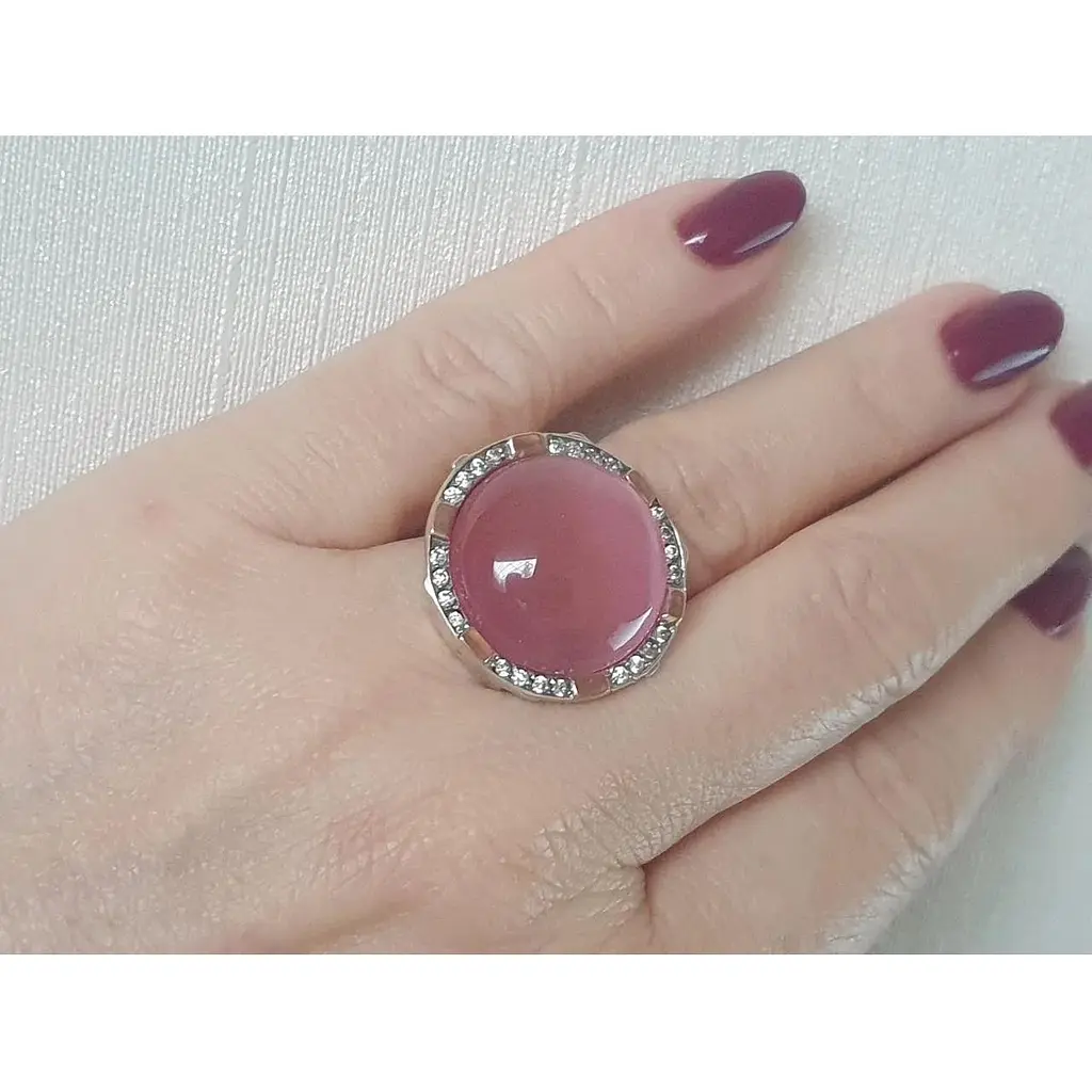 Срібне кільце Golden Silver з улекситом і позолотою "Каліпсо" 18 - фото 2