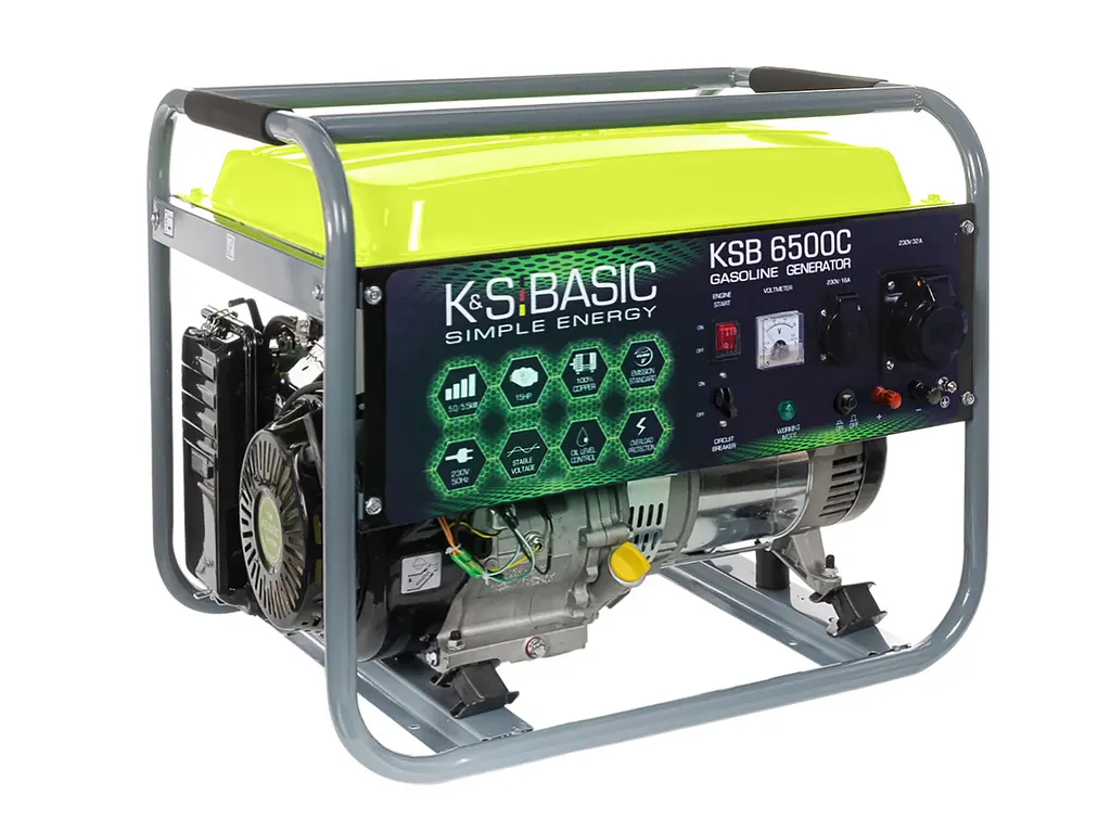 Генератор бензиновый Konner&Sohnen Basic 5/5.5 кВт KSB 6500C - фото 3