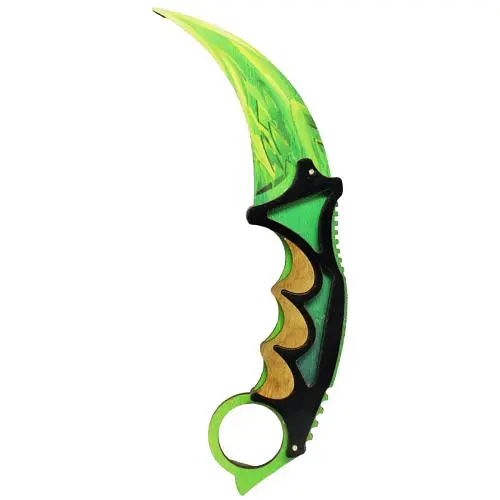 Сувенирный нож Керамбит "Керамбит: Dragon Glass Emerald" SO2CARDE Сувенир-Декор - фото 1
