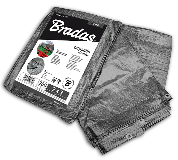 Тент високої міцності Bradas GRAY 200 г/м² 12 х 18 м PLG20012/18
