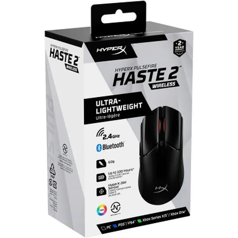 Мишка HyperX Pulsefire Haste 2 Wireless Black (6N0B0AA) - фото 10