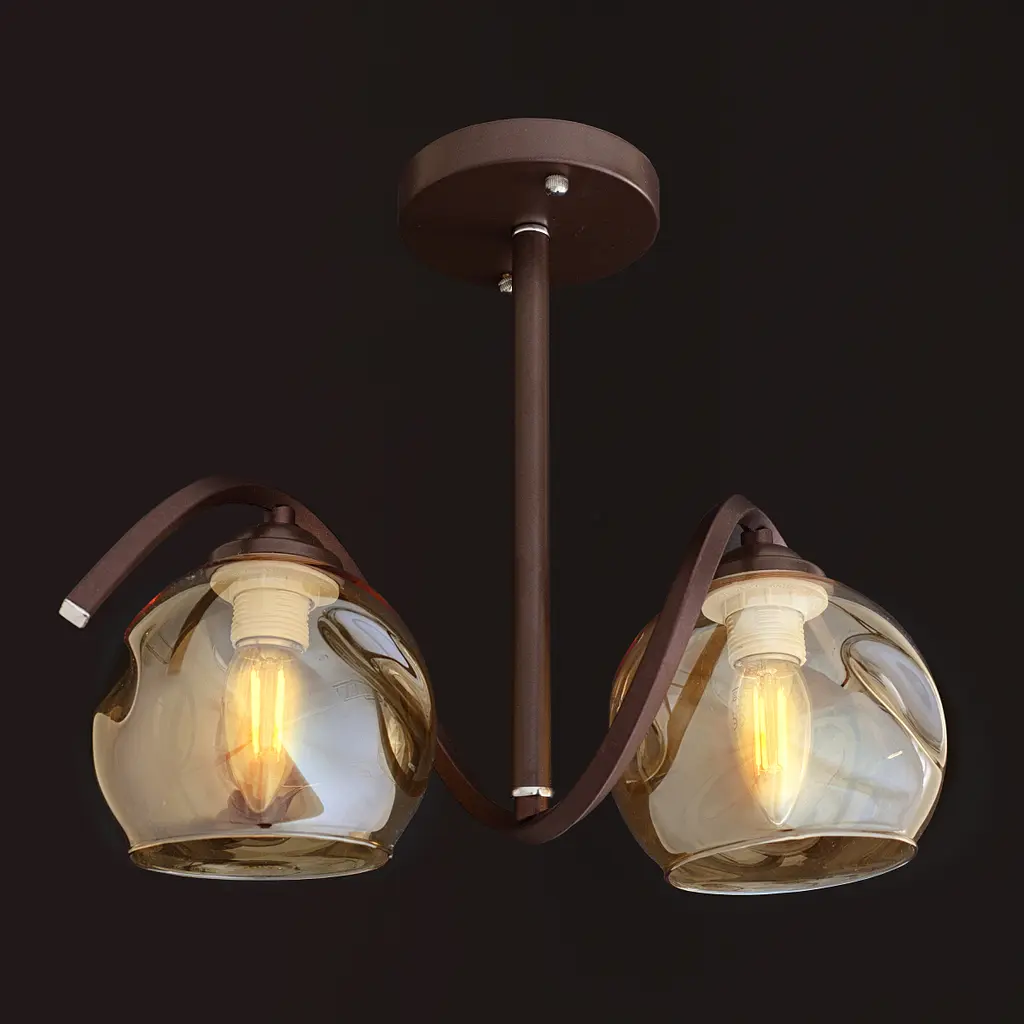 Люстра Brille в спальню E27 60W (BL-587S/2) - фото 5