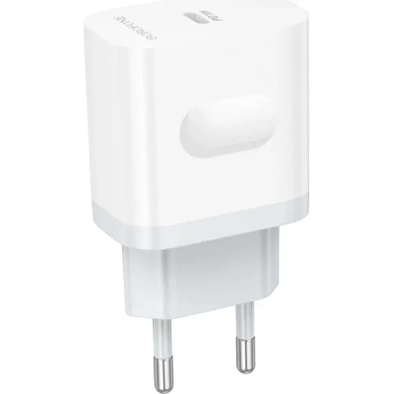 Зарядний пристрій BOROFONE BA99A USB-C PD20W white (6941991121357) - фото 3
