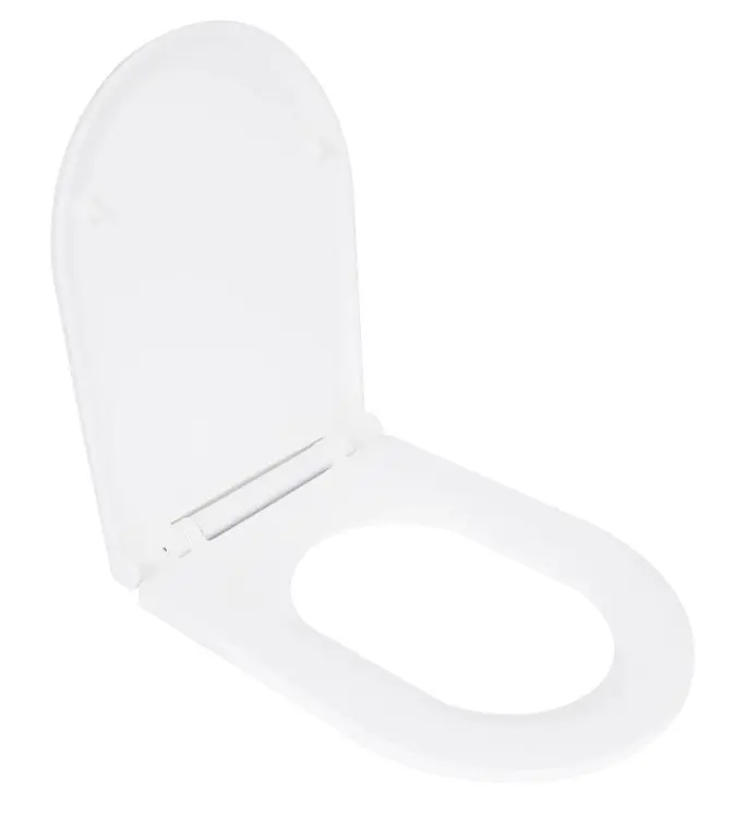 Сидіння для унітазу Qtap (Kolibri) з мікроліфтом, Slim Duroplast, Quick Release QTST179W49488 - фото 2