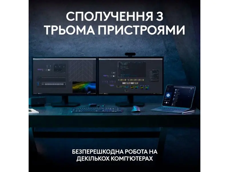 Клавіатура Logitech MX Keys S Plus Palm Rest Graphite (920-011589) - фото 7