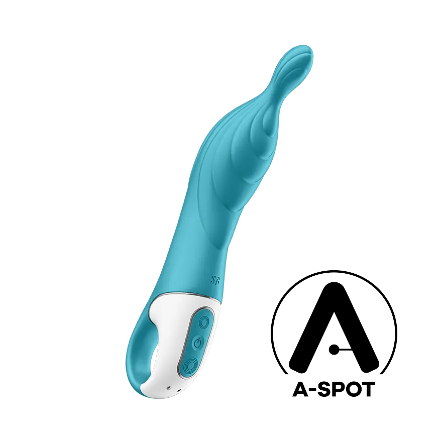 Вібратор Satisfyer – A-Mazing 2 Інноваційний для точки А, 21.7х3.8 см бірюзовий - фото 5