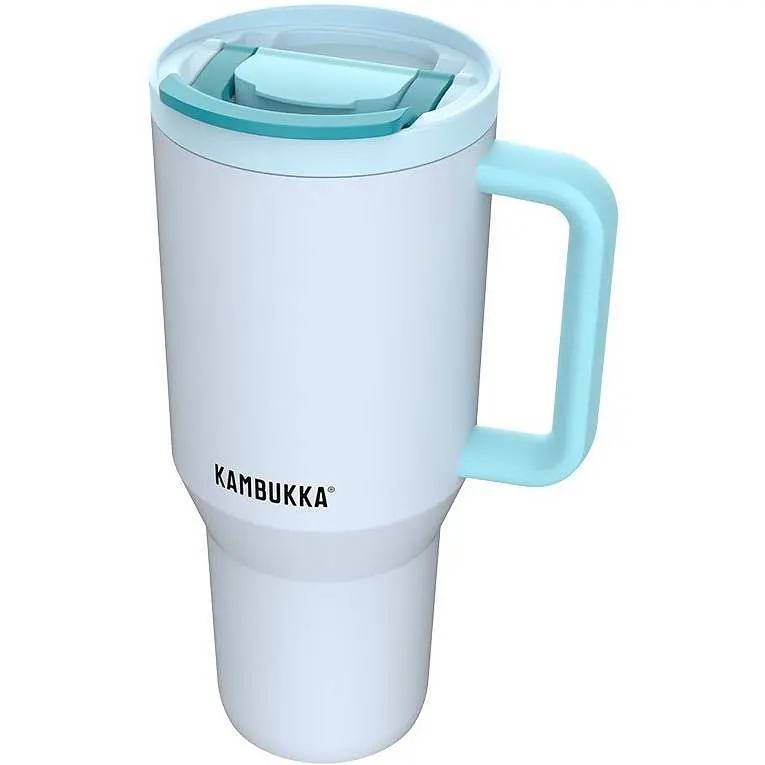 Термокружка Kambukka Rio Frosty Coconut 950 мл бело-голубая (11-08003) - фото 2