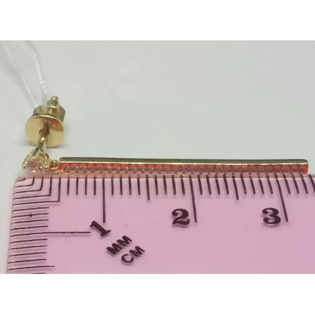 Золоті сережки Столична Ювелірна Фабрика з фіанітами. 110563Ж - фото 3