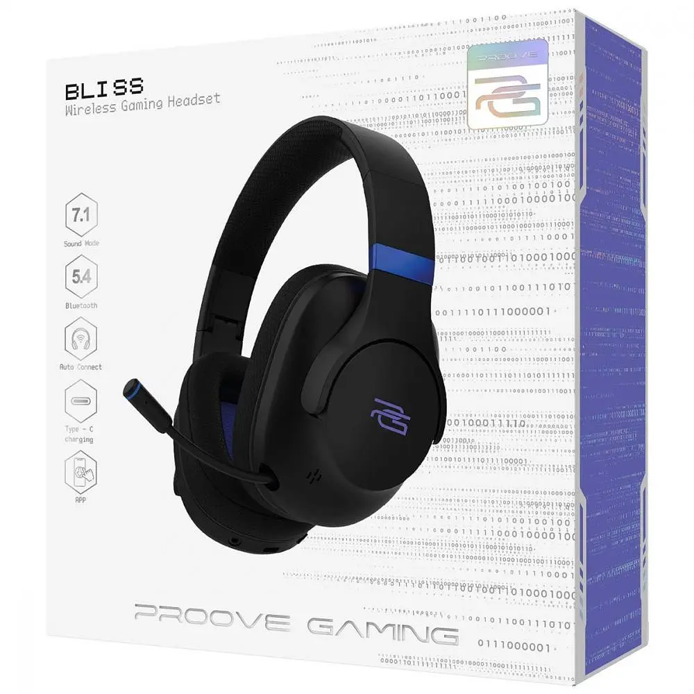 Ігрова гарнітура Proove Gaming Bliss (APP) Black (GHBLPP010001) - фото 2