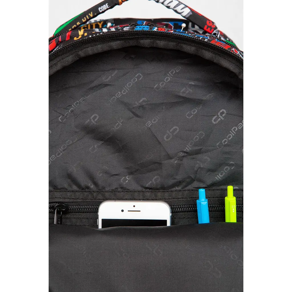 Набір: Рюкзак CoolPack Joy S Big City 21 л 39х28х17 см (F048673) + Пенал на блискавці CoolPack Campus Big City з органайзером для ручок, 23х9х5 см (F062673) - фото 6