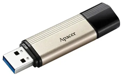 Flash Drive Apacer AH353 128GB USB 3.2 (AP128GAH353C-1) Champagne Gold - фото 2