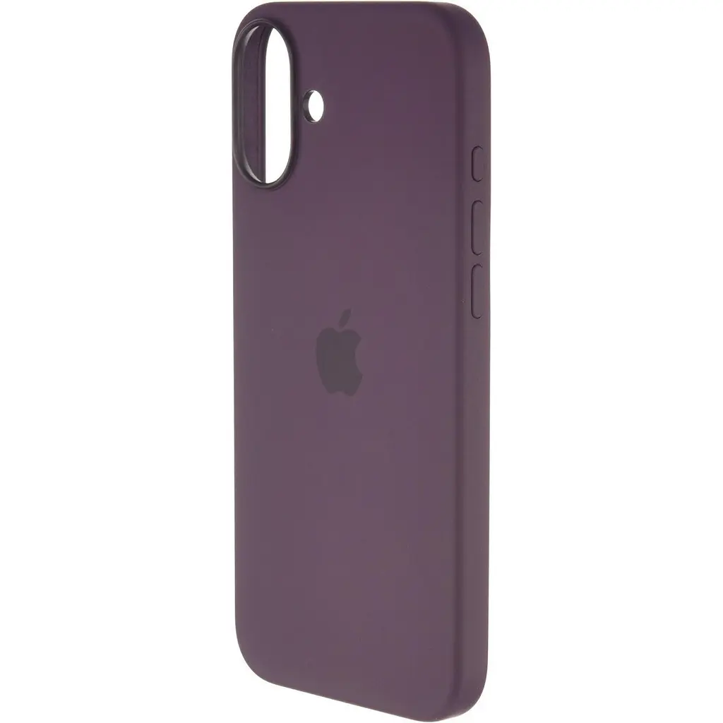 Силіконовий чохол з MagSafe для Apple iPhone 16 Plus сливовий AAA [175885] - фото 3