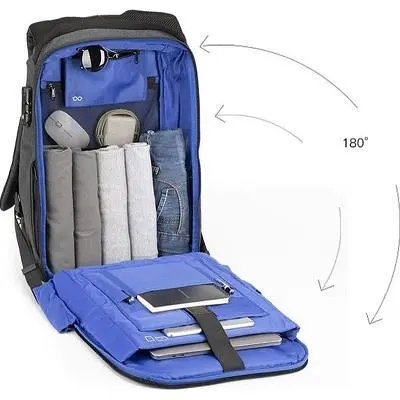 Рюкзак для ноутбука Kingsons 17" laptop backpack Light Grey (KS3149W-D17L) - фото 4