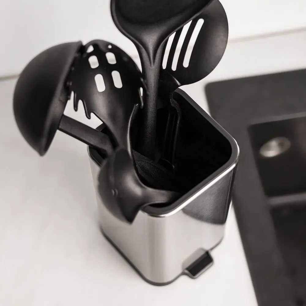 Органайзер для кухонного приладдя МВМ My Home, нержавіюча сталь (KP-66 SS/BLACK) - фото 6