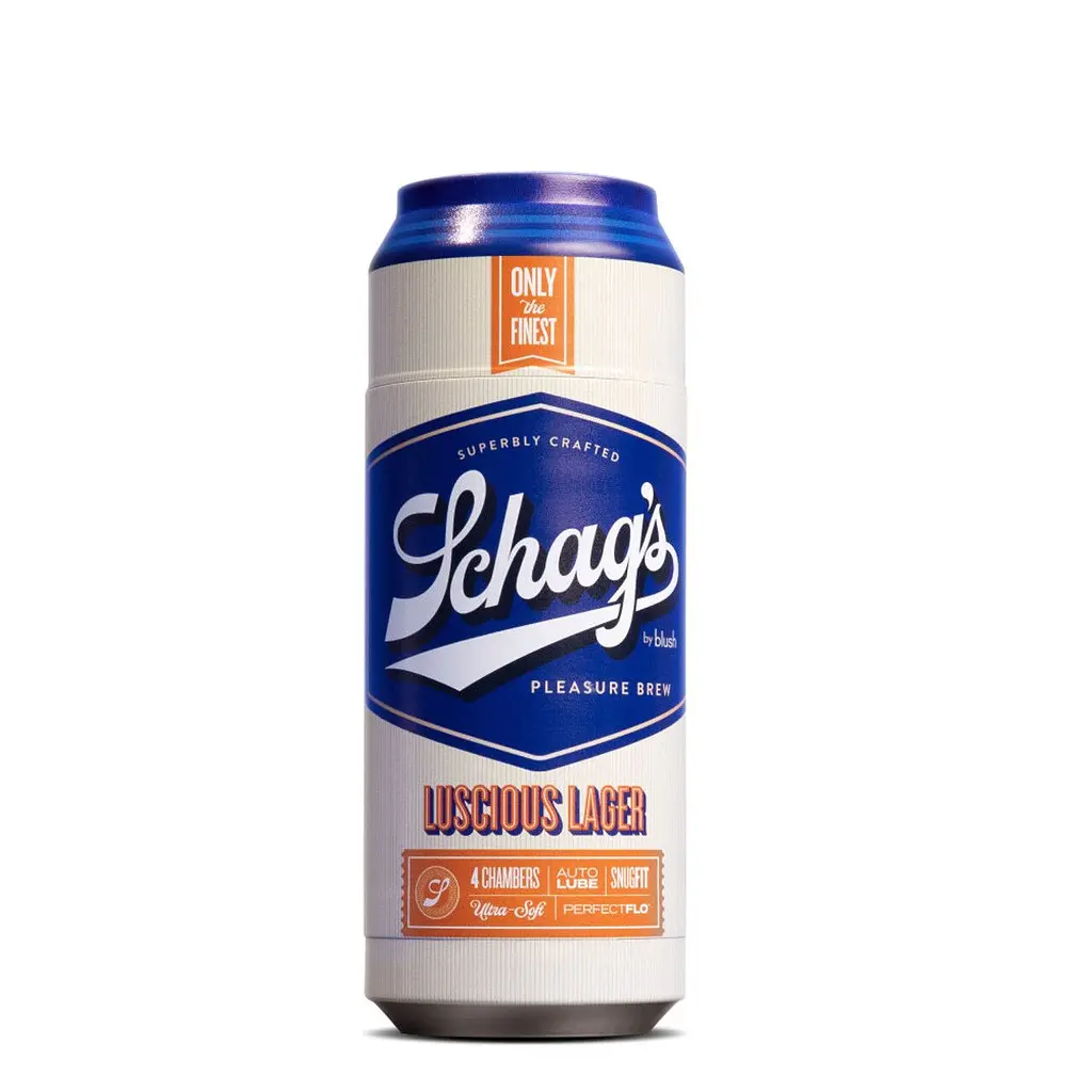 Мастурбатор - банка пива Blush Schag's Luscious Lager Masturbator Frosted, самозмащуваний, вакуум