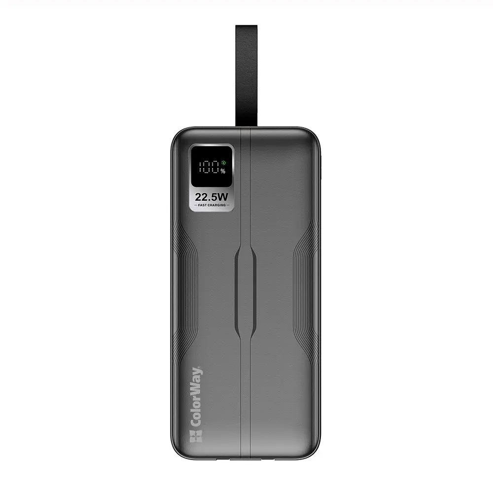 Універсальна мобільна батарея ColorWay Digital Display 50000mAh Чорний (CW-PB500LPC5BK-PDD) - фото 5
