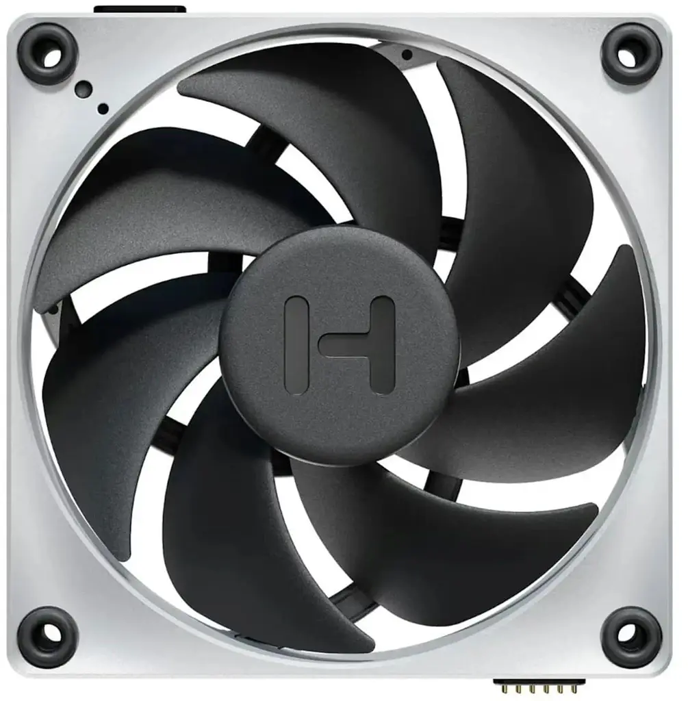 Комплект вентиляторов Hyte THICC FP12 120мм 3 Pack with controller NP50 (FAN-HYTE-FP12-BW-3NP) - фото 3