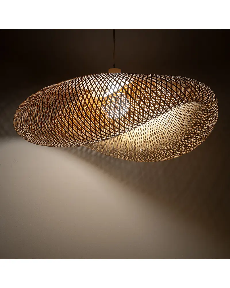 Подвесной светильник, люстра Nowodvorski 11397 Havana L E27 1x25W IP20 Бежевый - фото 4