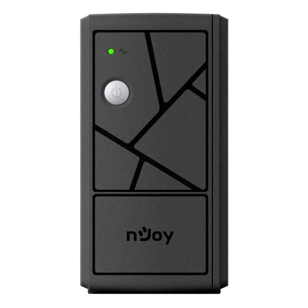 Джерело безперебійного живлення NJOY Keen 600 (UPLI-LI060KU-CG01B) Lin.int., AVR, 2 x евро, USB, пластик - фото 2