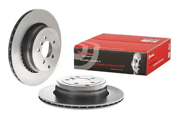 Диск гальмівний вентильований Land Rover Range Rover III 02-12р Brembo (09.A772.11) - фото 2