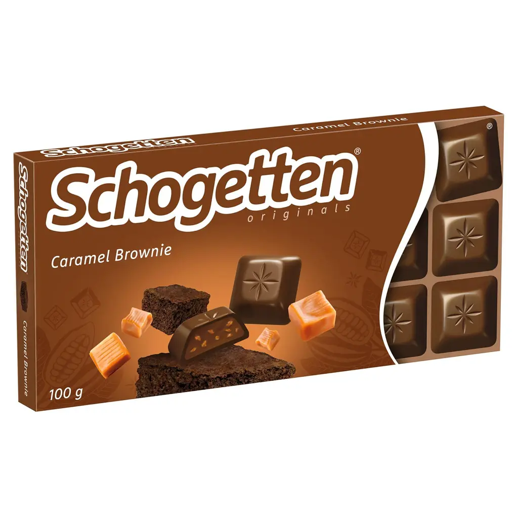 Молочний шоколад Schogetten Caramel Brownie 100 г (4000415040109)