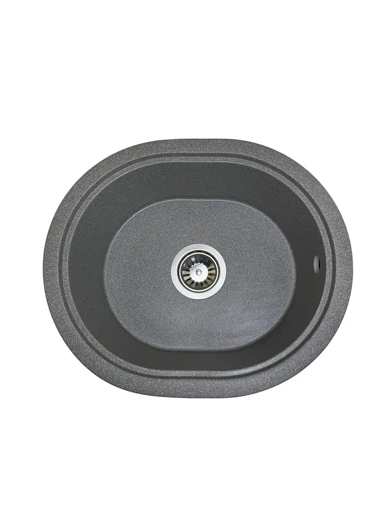 Кухонна мийка Adamant CIRCUM сіра 500x425x180 мм, без крила 50 см - фото 5