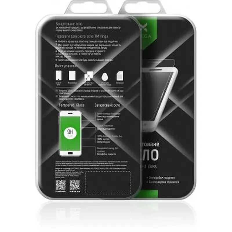 Скло захисне Vinga для Nokia 7.1 (Black) (VTPGS-N7A1) - фото 2