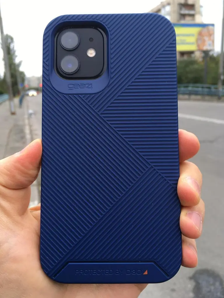 Протиударний чохол Gear4 Battersea D3O для iPhone 12/12 Pro (6.1") Navy - фото 8