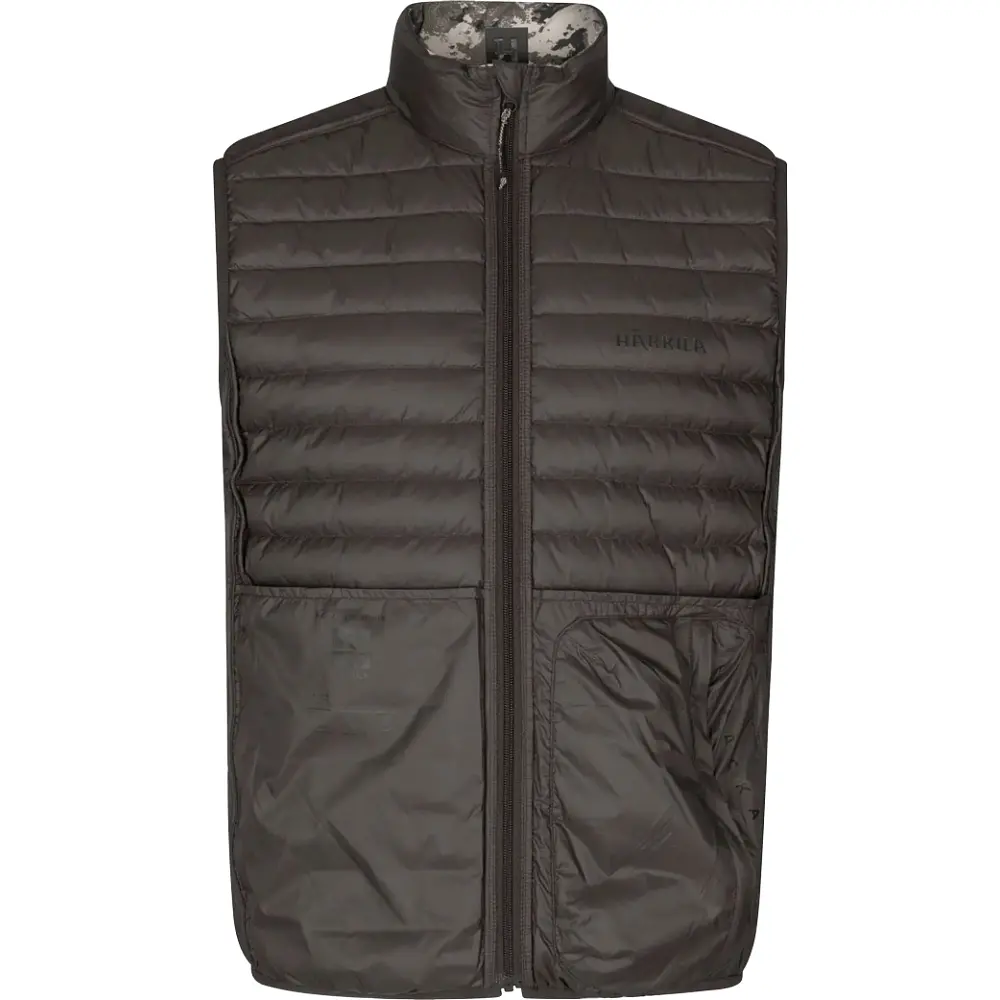 Жилет Harkila Mountain Hunter Expedition Reversible Down XL AXIS MSP Mountain/Brown - фото 3