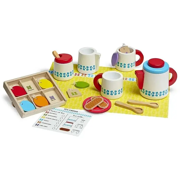 Набір Melissa & Doug Чайний сервіз дерев'яний (MD19843)