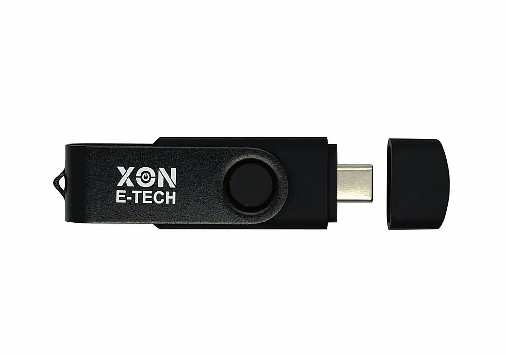 Флеш-накопитель XON FlashDrive DuoConnect 256GB (USB 3.0 + USB Type-C) Черный (FX3DR256PB 7553) - фото 4