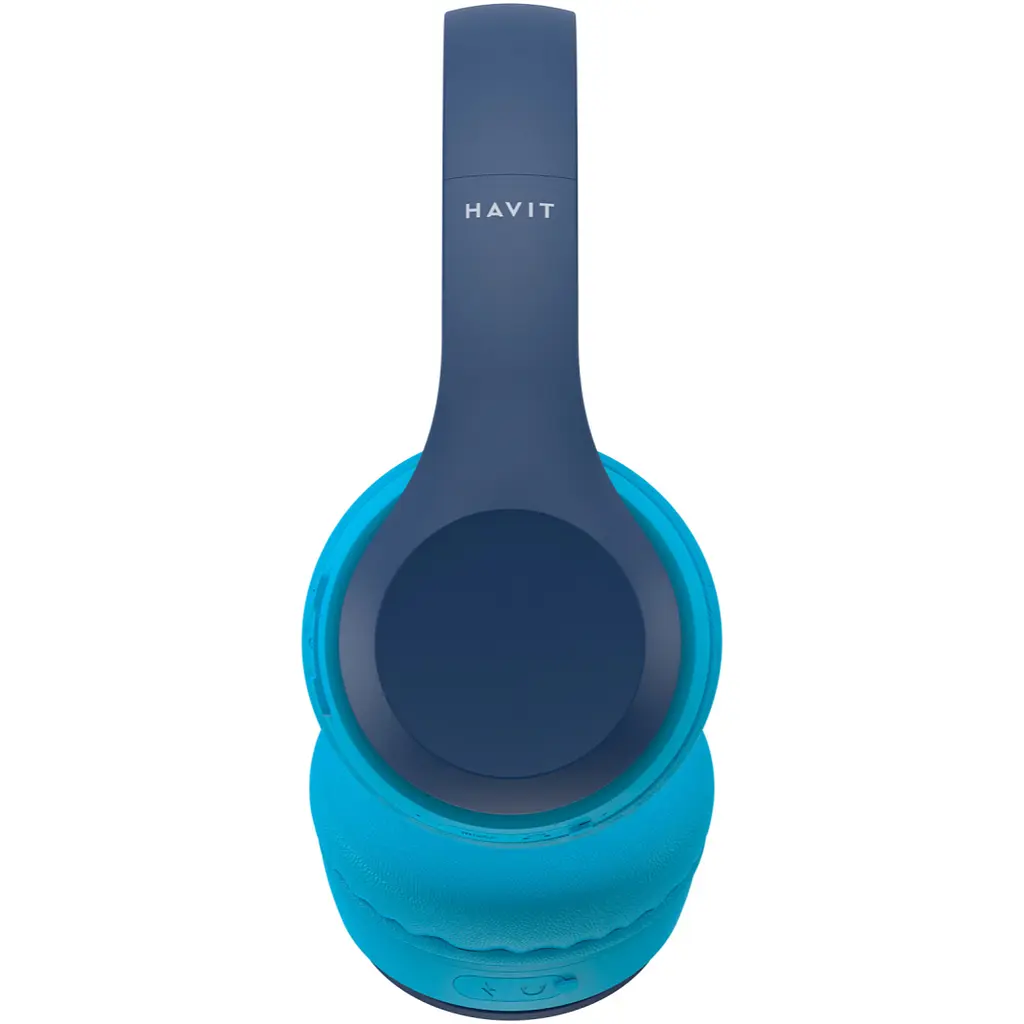 Навушники дитячі накладні бездротові HAVIT, блакитні (HV-H626BT) - фото 5