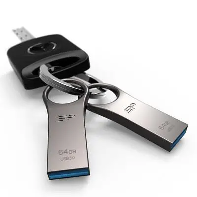 USB флеш накопичувач Silicon Power 64GB Jewel J80 Titanium USB 3.0 (SP064GBUF3J80V1T) - фото 2
