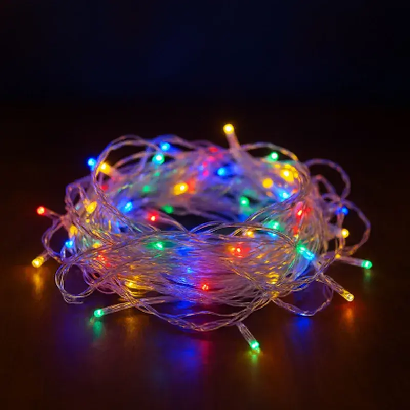 Гірлянда ColorWay LED 200 20 м (8 режимів) різнокольорова (прозорий кабель) USB (CW-G-200L20UTMC) - фото 2
