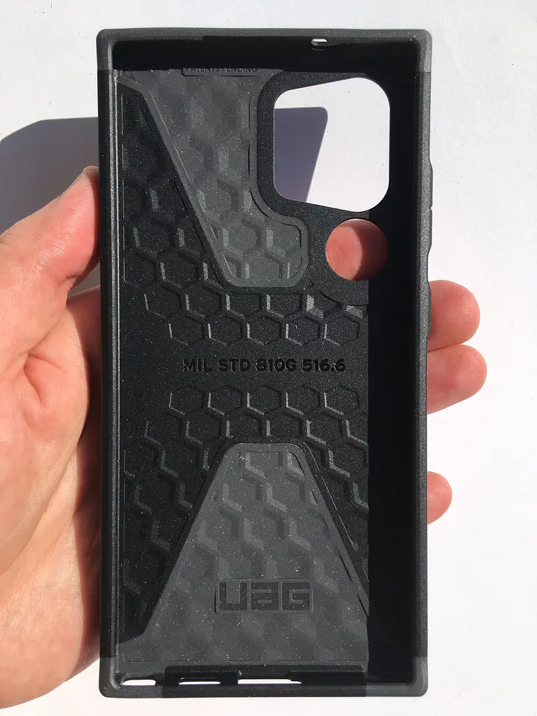 Оригінальний протиударний чохол UAG Civilian для Samsung Galaxy S24 Ultra (S928) Black 214439114040 - фото 5