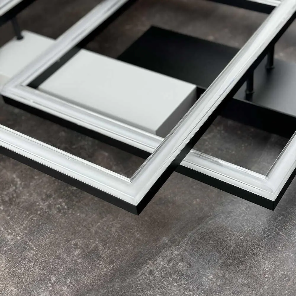 Світильник LED smart BRIONI-S+пульт 84W 3000-5000K IP20 квадрат біло-чорний Violux ( 220705 ) - фото 4