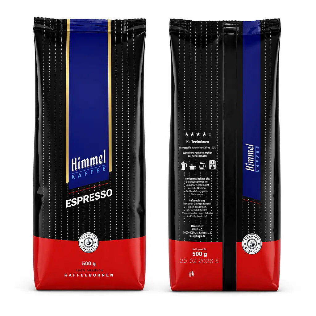 Кава зернова Himmel Kaffee Espresso 500 г для кавомашини, еспресо, американо та капучино - фото 3
