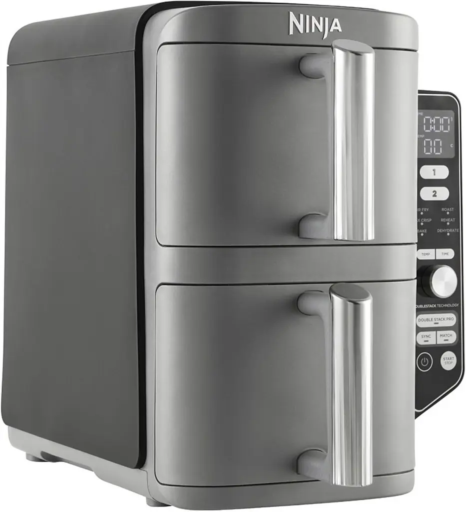 Мультипечь (аэрофритюрница) NINJA Double Stack XL 2-Level Air Fryer 9.5L (SL400EU) - фото 4
