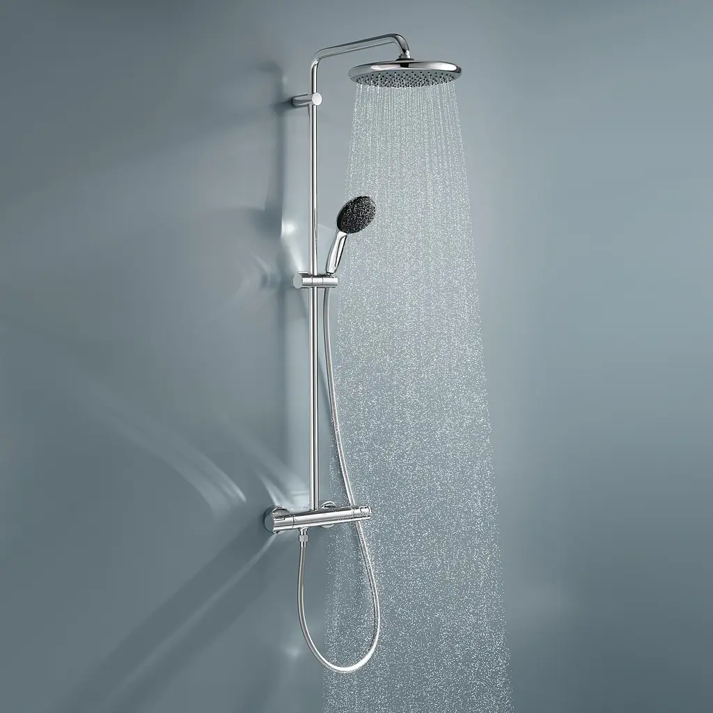 Душова система термостатична Grohe QuickFix Vitalio Comfort System 250 26677001, Хром - фото 12