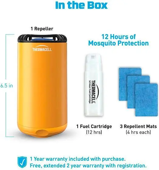 Фумігатор Тhermacell Patio Shield Mosquito Repeller Сitrus (1200.05.91) [89019] - фото 4
