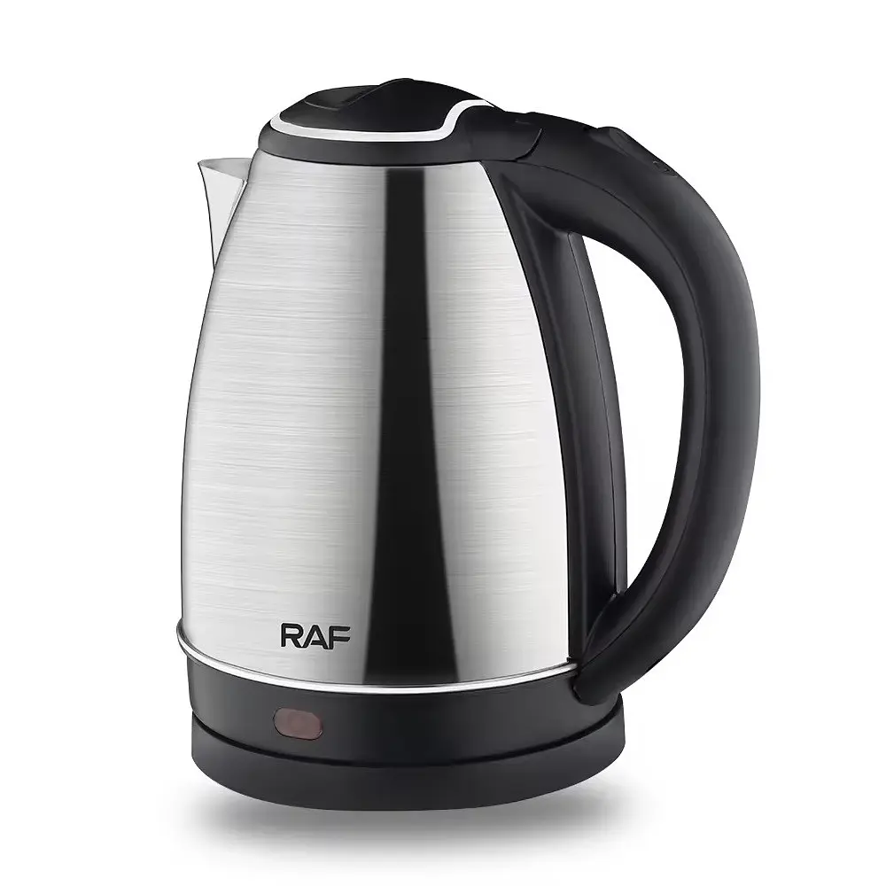 Електрочайник RAF R.7816 дисковий металевий 2L 2200W Grey