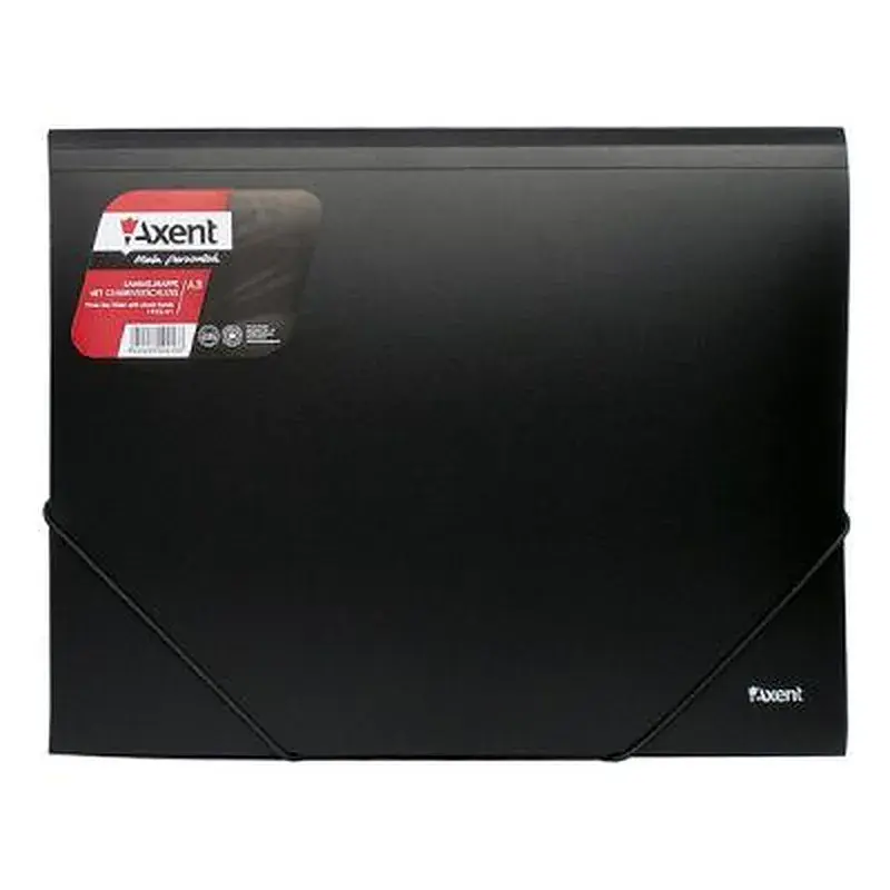 Папка на резинках Axent А3, black (1506-01-А)