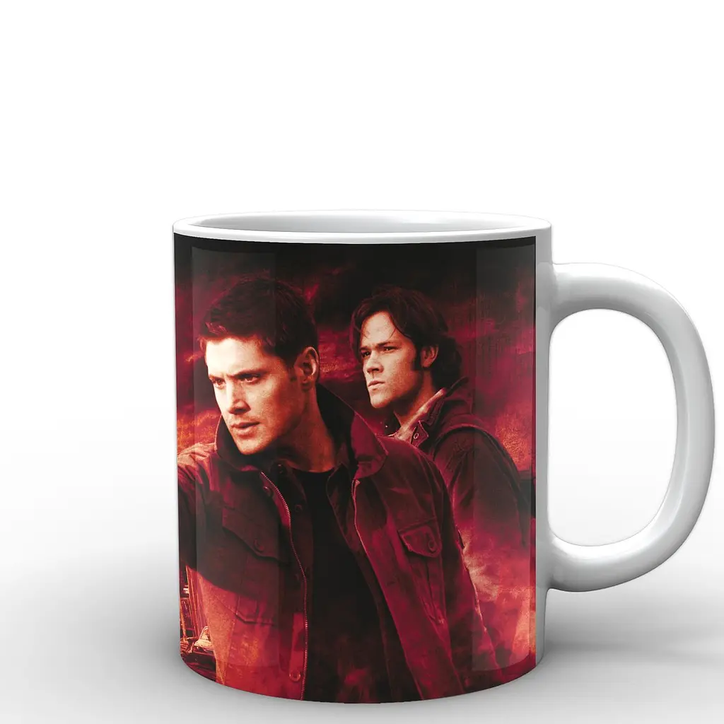 Кружка GeekLand Supernatural Сверхъестественные братья Винчестеры SN.02.015.929 330 мл белая - фото 3
